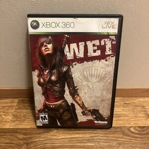 Wet (Microsoft Xbox 360, 2009) No Manual Clean‎ Disc